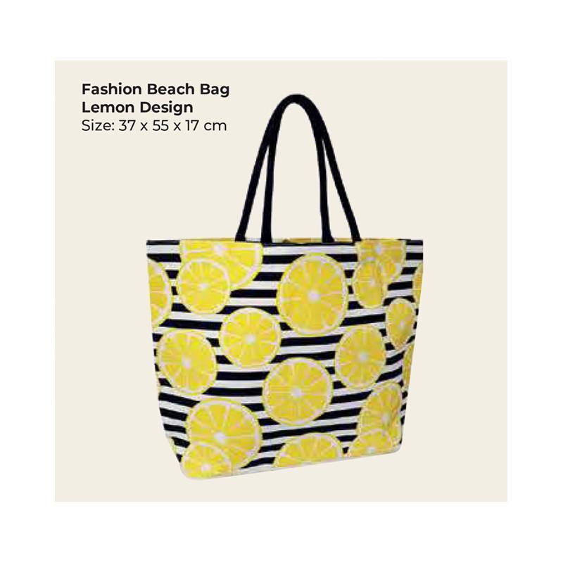 Lemon Design Fashion Beach Bag